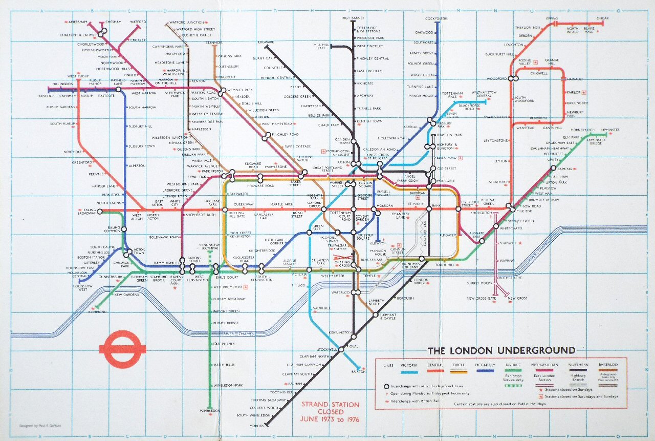 Map of London Underground - London Underground